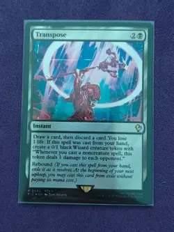Transpose (Surge Foil) #52 (NM) Final Fantasy FIC Magic MTG - Image 1