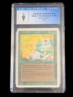 1994 MTG - Revised(3rd) - VERDURAN ENCHANTRESS - Rare - CGC MINT 9 - Image 1