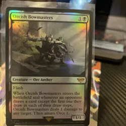 Magic The Gathering MTG Tales Of Middle Earth Orcish Bowmasters FOIL Mint - Image 1