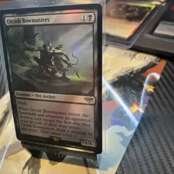 Magic The Gathering MTG Tales Of Middle Earth Orcish Bowmasters FOIL Mint - Image 2
