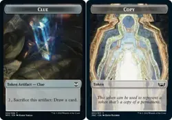 Clue // Copy Double-sided Token x1 - Commander: Streets of New Capenna - NM-Mint - Image 1