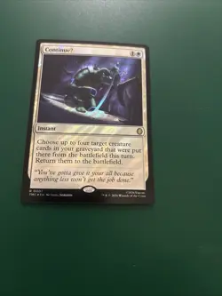 Continue (Surge Foil) Commander: Teenage Mutant Ninja Turtles Foil Near Mint MTG - Image 1