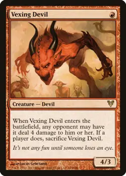 Vexing Devil [Avacyn Restored] Heavily Played - Image 1