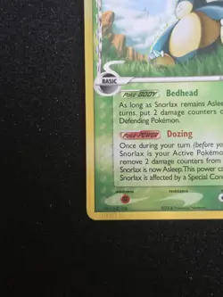 Pokemon TCG Snorlax Delta Species 10/101 Dragon Frontiers Holo Rare 2006 - Image 2