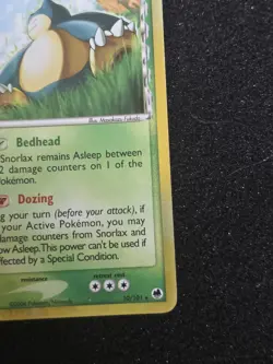 Pokemon TCG Snorlax Delta Species 10/101 Dragon Frontiers Holo Rare 2006 - Image 5