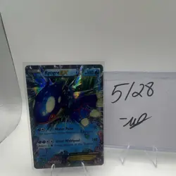 Pokemon TCG Kyogre EX 54/160 XY Primal Clash Full Art Holo Ultra Rare 180 HP ENG - Image 1
