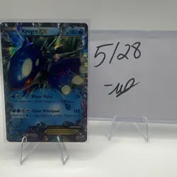 Pokemon TCG Kyogre EX 54/160 XY Primal Clash Full Art Holo Ultra Rare 180 HP ENG - Image 4
