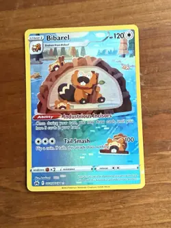 2023 Pokemon SWSH Crown Zenith Bibarel Galarian Gallery #GG25/GG70 - Image 1