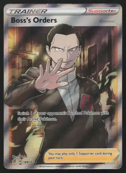 Boss's Orders 189/192 Full Art Ultra Rare Rebel Clash Pokemon English NM - Image 1