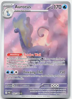 Aurorus 092/088 Holo Illustration Rare Perfect Order Pokemon Near Mint - Image 1