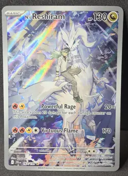 N's Reshiram 167/159 Illustration Rare Journey Together Pokemon Holo Near Mint - Image 1