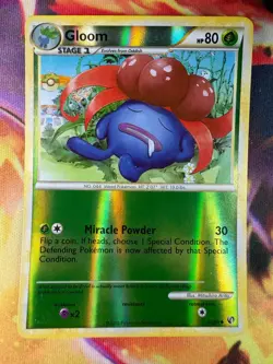 Gloom 27/90 NM Uncommon Reverse Holo HGSS Undaunted 2010 Pokemon TCG - Image 1