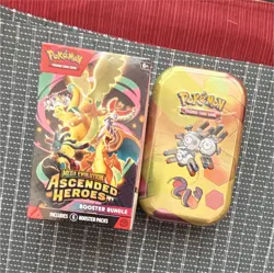 Pokemon TCG Mega Evolution Ascended Heroes Booster Bundle 6 Packs + 151 Mini Tin - Image 1