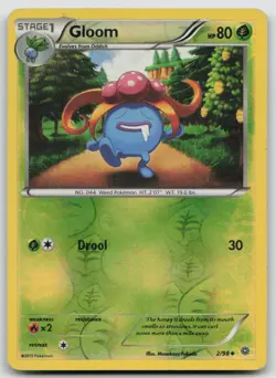 Gloom 2/98 Uncommon Ancient Origins Pokemon Reverse Holo MP - Image 1