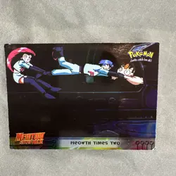 "Meowth Times Two" #23 - Pokemon Mewtwo Strikes Back Topps Blue Label - MP - Image 1