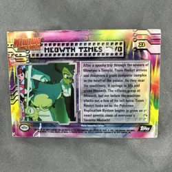 "Meowth Times Two" #23 - Pokemon Mewtwo Strikes Back Topps Blue Label - MP - Image 2