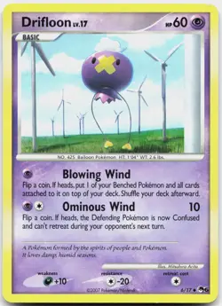 Drifloon 6/17 Uncommon POP Series 6 Pokemon Lightly Played - Image 1
