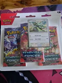 Pokemon Temporal Forces - Cyclizar 3-Pack Booster Blister Factory Sealed - Image 1