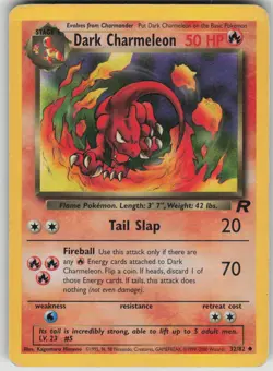 Pokemon TCG Dark Charmeleon Uncommon Team Rocket 32/82 - Image 1