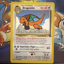 Dragonite Pokemon TCG WB Movie Black Star Promo Card #5 - NM - Image 1