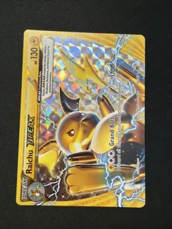 Pokemon Card Raichu BREAK Rare Ultra Rare XY Breakthrough 50/162 NM - Image 1