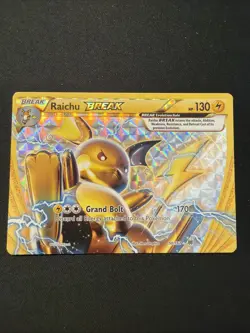 Pokemon Card Raichu BREAK Rare Ultra Rare XY Breakthrough 50/162 NM - Image 2