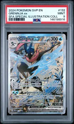 PSA 9 Greninja EX Special Illustration Promo Pokemon #132 SVP EN Mint - Image 1