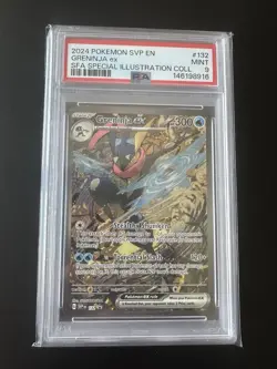 PSA 9 Greninja EX Special Illustration Promo Pokemon #132 SVP EN Mint - Image 3