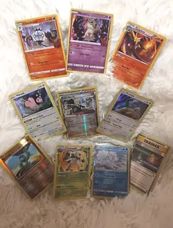 Pokemon Card Lot Of 10 Some Holo Cards - Image 1