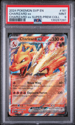 PSA 9 2024 POKEMON SVP EN-SV BLACK STAR PROMO #161 CHARIZARD ex CHARIZARD ex - Image 1