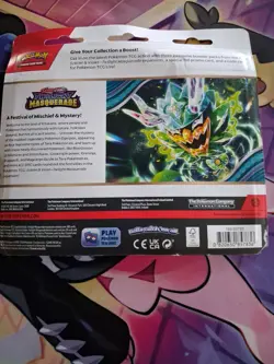 (3) Pokemon Scarlet & Violet Twilight Masquerade Booster Packs w/Revavroom Card - Image 2