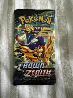 Pokemon Crown Zenith Booster Pack Sealed TCG Sword & Shield UK - Image 1