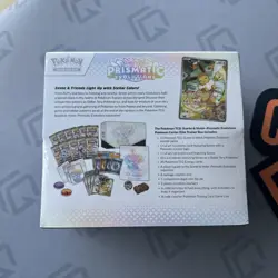 Prismatic Evolutions Pokemon Center ETB Elite Trainer Box Sealed - SMALL RIP DMG - Image 2