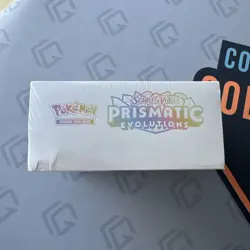Prismatic Evolutions Pokemon Center ETB Elite Trainer Box Sealed - SMALL RIP DMG - Image 3