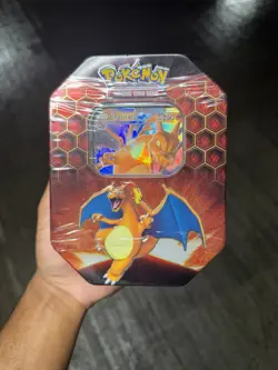 Pokemon Charizard Hidden Fates Metal Tin - Image 1