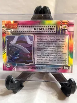 Pokemon TCG Rebellion 1999 Topps Mewtwo Strikes Back #8 Non Holo LP - Image 2