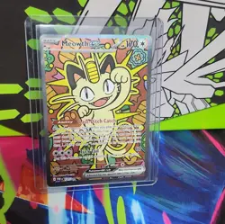 Pokemon Meowth ex 121/088 Paldea Evolved Full Art Holo Rare 170 HP 2023 EN - Image 5