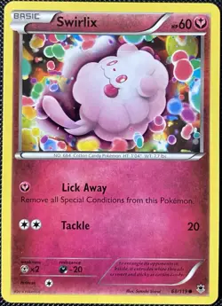 Swirlix 68/119 XY - Phantom Forces Regular - Pokemon Card - Image 1