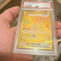 Pokemon TCG 2025 Pikachu ex 179/131 Prismatic Evolutions Hyper Rare Holo PSA 10 - Image 3