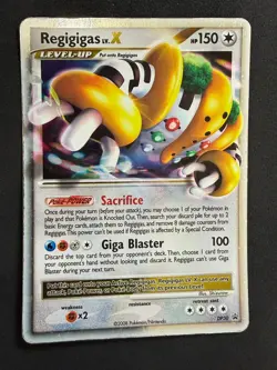 POKEMON UNGRADED REGIGIGAS LV.X DP30 HOLO P DIAMOND AND PEARL PROMOS DMG - Image 2
