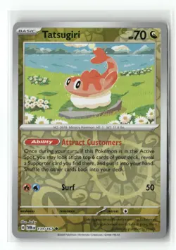 Tatsugiri 131/167 Uncommon Twilight Masquerade Pokemon Reverse Holo Near Mint - Image 1