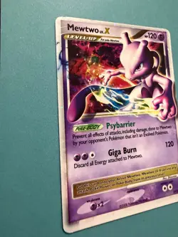 Mewtwo LV.X DP28 Black Star Promo 2008 Holo Rare Pokemon Card TCG - Image 3