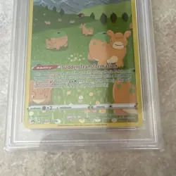 PSA 10 2023 Pokemon TCG Crown Zenith Galarian Gallery Ditto GG22 Holo FA - Image 3