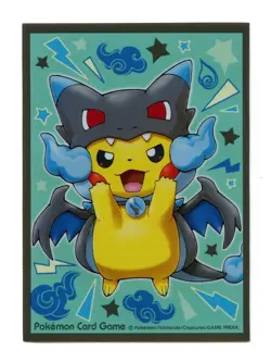 Mega Charizard X Poncho Pikachu Individual Card Sleeve Pokemon Japan Original - Image 2