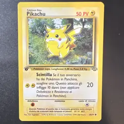 Pikachu 60/64 Jungle Set 1st Edition ITALIAN 🇮🇹 1999 NM - Image 1