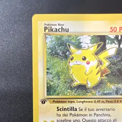 Pikachu 60/64 Jungle Set 1st Edition ITALIAN 🇮🇹 1999 NM - Image 3