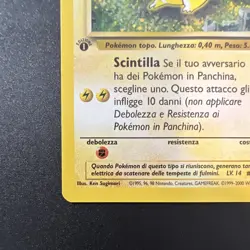Pikachu 60/64 Jungle Set 1st Edition ITALIAN 🇮🇹 1999 NM - Image 4
