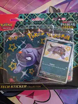 Pokemon TCG Paldean Fates Tech Sticker Collection Maschiff new sealed card game - Image 2