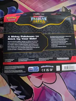 Pokemon TCG Paldean Fates Tech Sticker Collection Maschiff new sealed card game - Image 3