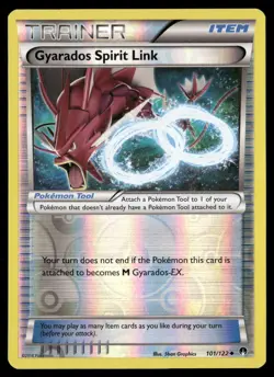 Gyarados Spirit Link 101/122 BREAKpoint Pokemon Reverse Holo NM/M - Image 1